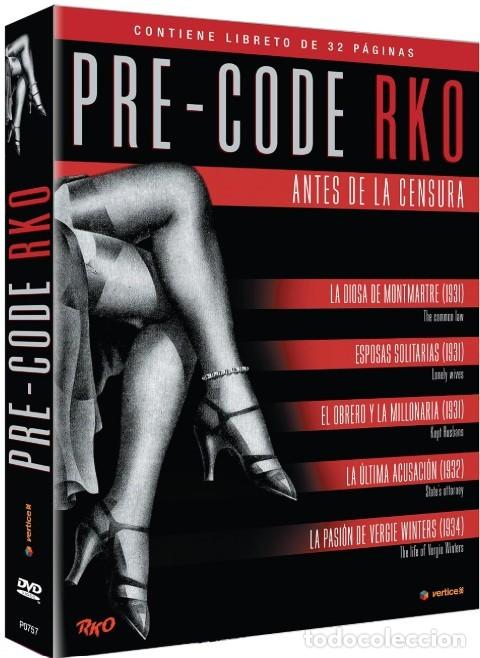 Cine: Pack: Pre-Code RKO - Libreto inclu&iacute;do 5DVDs Como nuevo