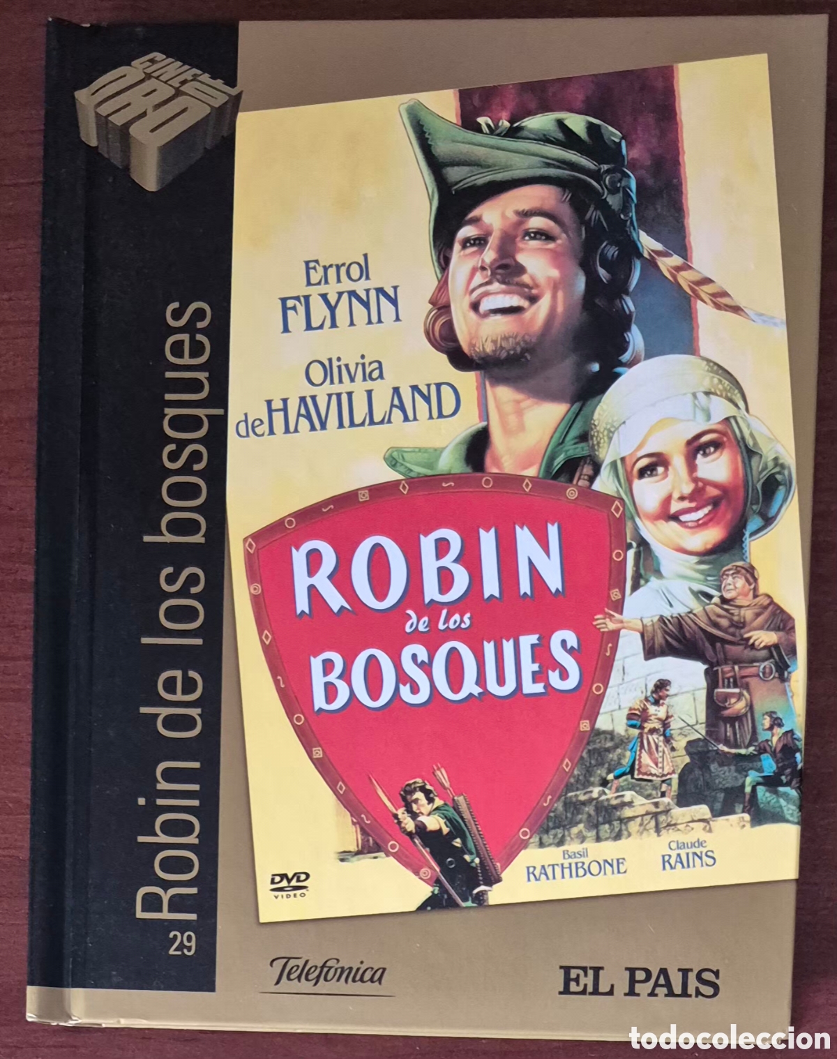 Cine: DVD+LIBRO - CINE DE ORO (EL PA&Iacute;S) ROBIN DE LOS BOSQUES