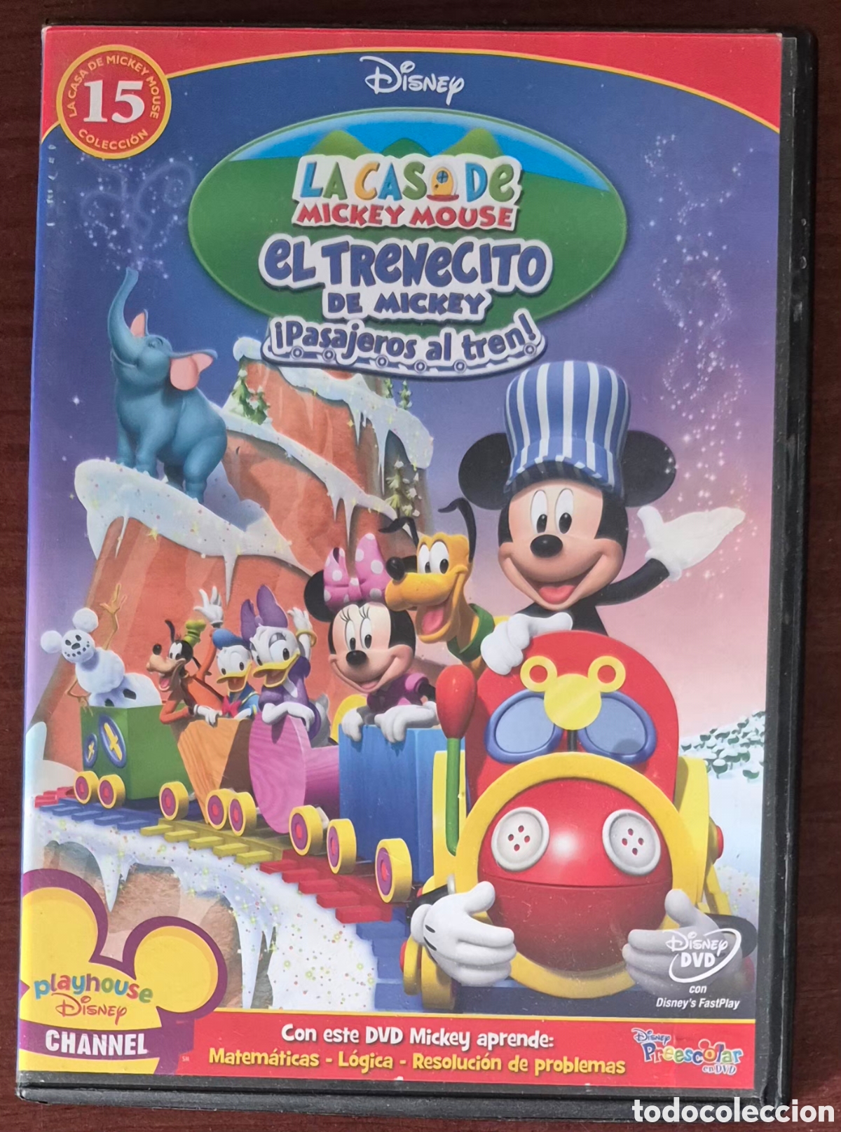 Cine: DVD - LA CASA DE MICKEY MOUSE (EL TRENECITO DE MICKEY, PASAJEROS AL TREN)