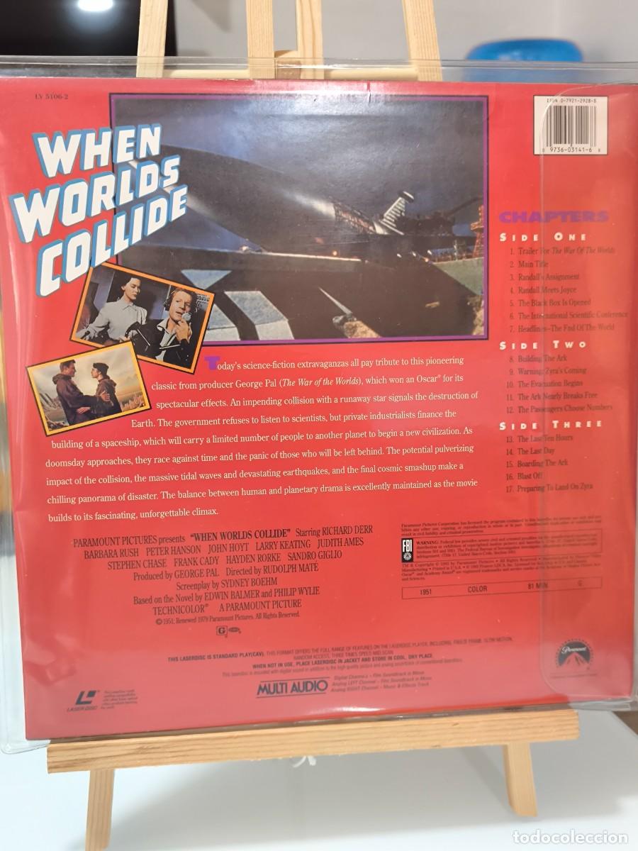 Cine: When Worlds Collide Laserdisc NTSC - Foto 2
