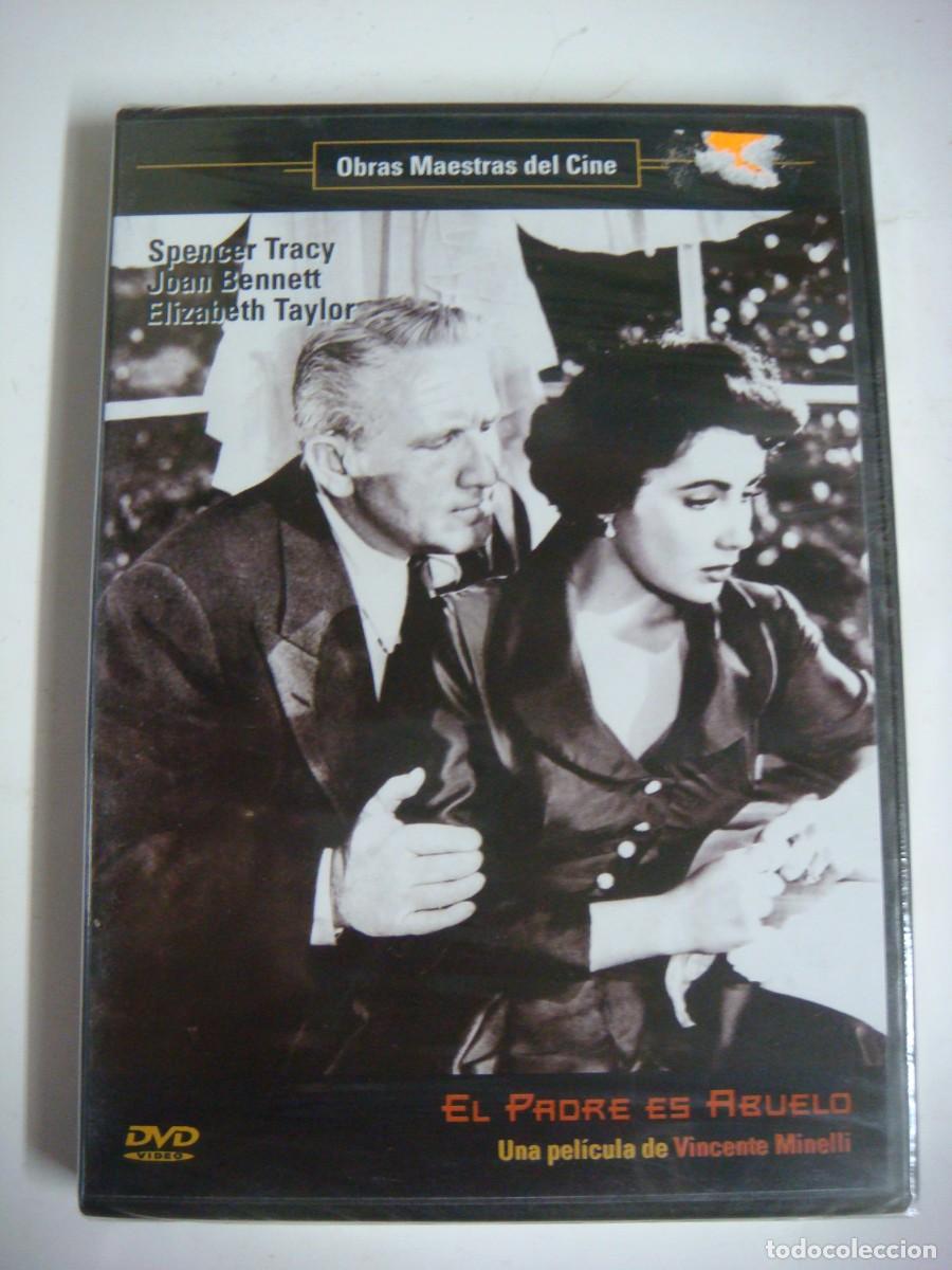 Cine: D.V.D. DE OBRAS MAESTRAS DEL CINE EL PADRE ES ABUELO CON SPENCER TRACY-(&)