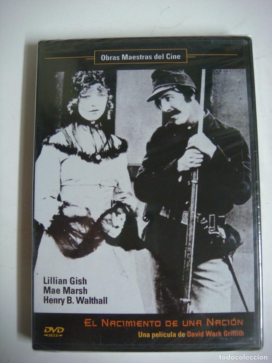 Cine: D.V.D. DE OBRAS MAESTRAS DEL CINE EL NACIMIENTO DE UNA NACION CON LILLIAN GISH-(&)