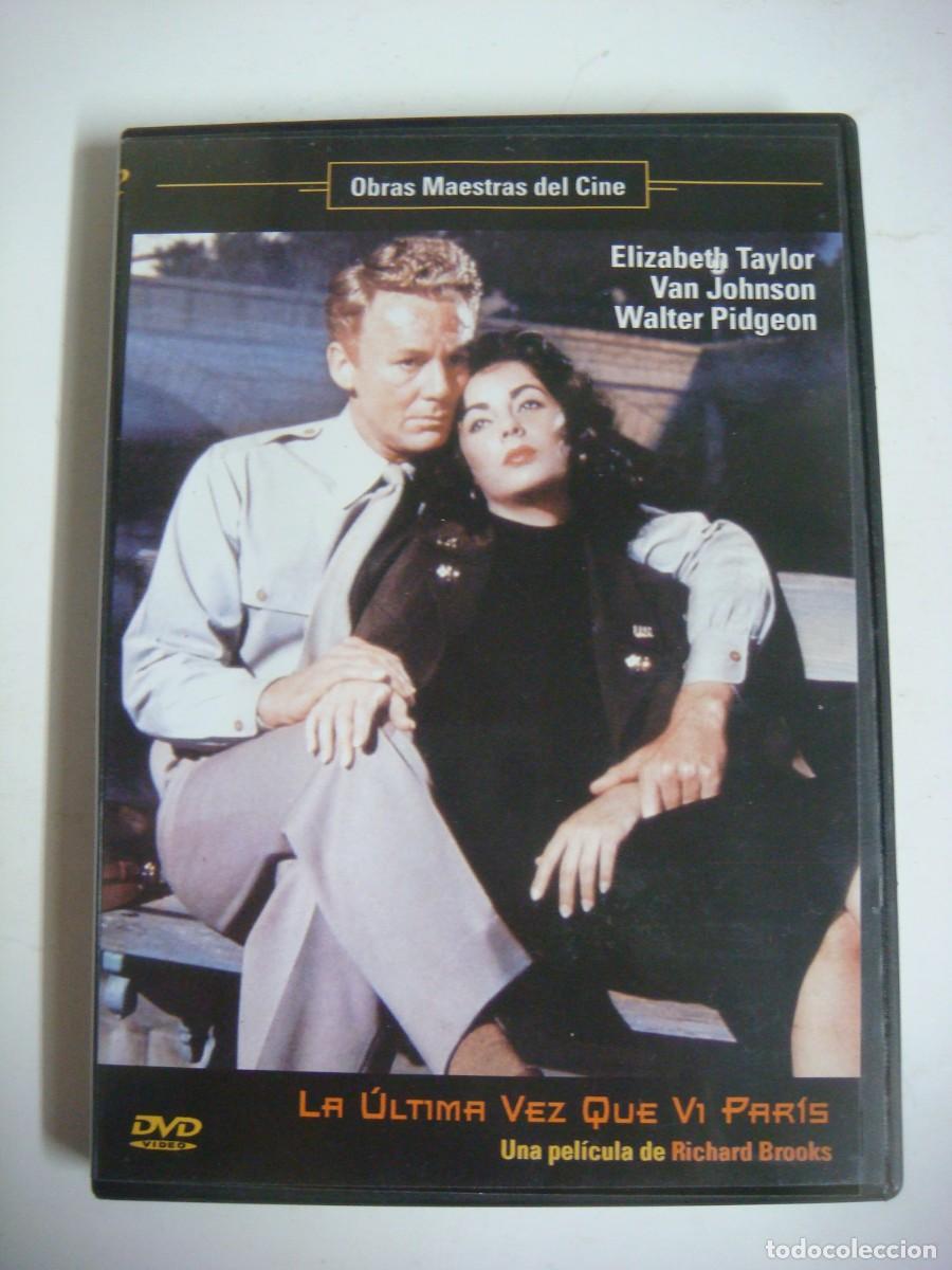 Cine: D.V.D. DE OBRAS MAESTRAS DEL CINE LA ULTIMA VEZ QUE VI PARIS CON ELIZABETH TAYLOR-(&)