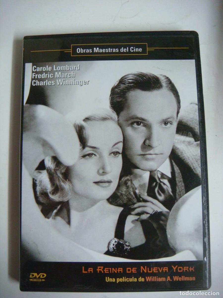Cine: D.V.D. DE OBRAS MAESTRAS DEL CINE LA REINA DE NUEVA YORK CON CAROLE LOMBARD-(&)