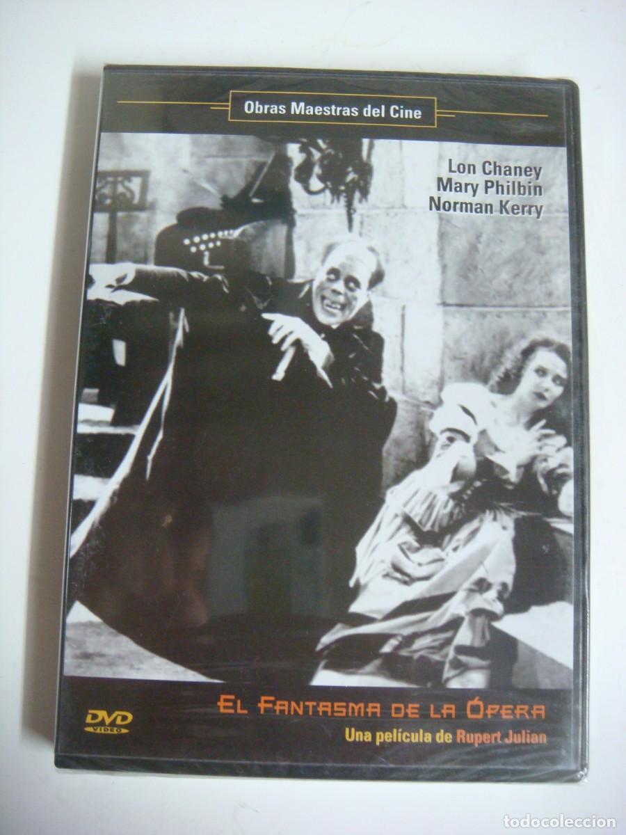 Cine: D.V.D. DE OBRAS MAESTRAS DEL CINE EL FANTASMA DE LA OPERA CON LON CHANEY-(&)