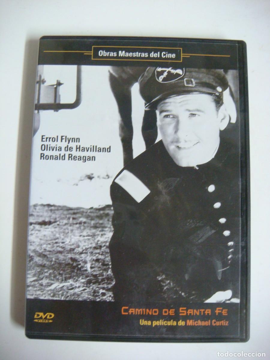 Cine: D.V.D. DE OBRAS MAESTRAS DEL CINE CAMINO DE SANTA FE CON ERROL FLYNN-(&)
