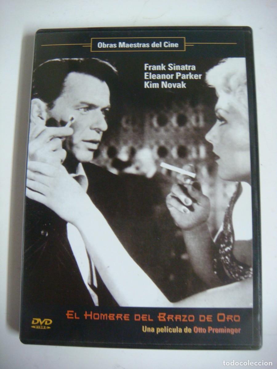 Cine: D.V.D. DE OBRAS MAESTRAS DEL CINE EL HOMBRE DEL BRAZO DE ORO CON FRANK SINATRA-(&)