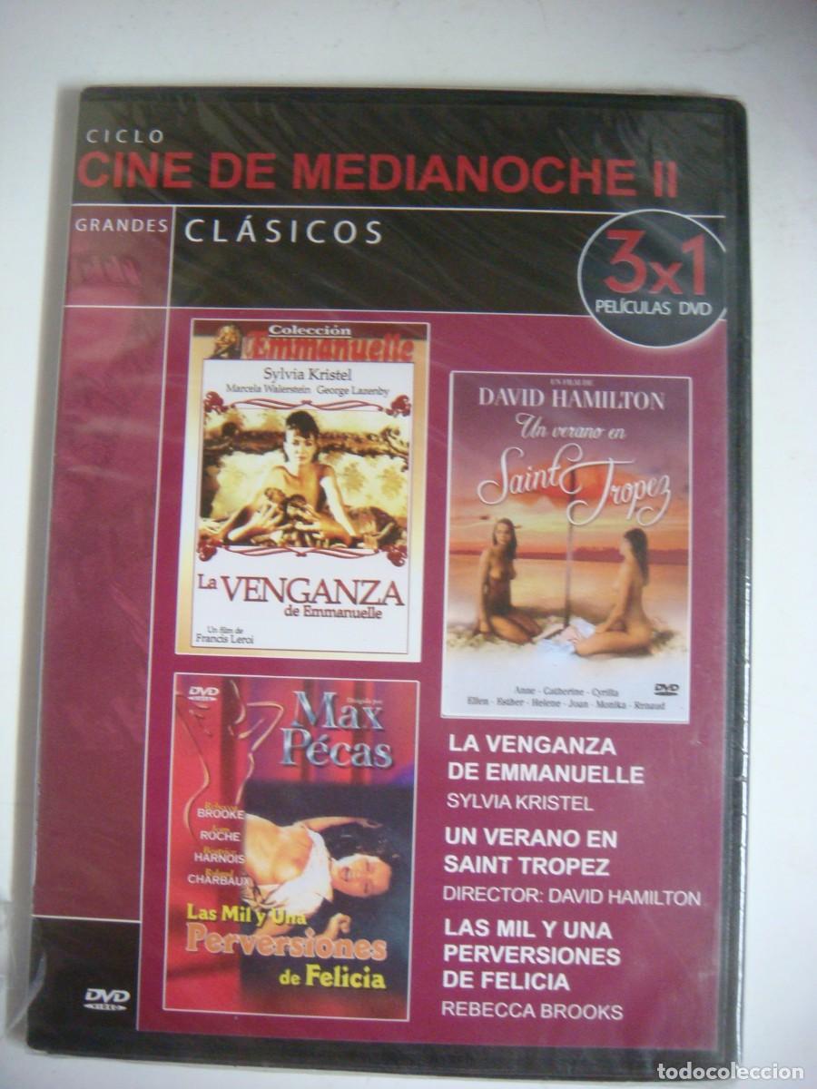 Cin&eacute;ma: D.V.D. DE CINE DE MEDIANOCHE 3X 1 LA VENGANZA-UN VERANO EN SAINT TROPEZ Y LAS MIL Y UNA PERVESIO-(&)