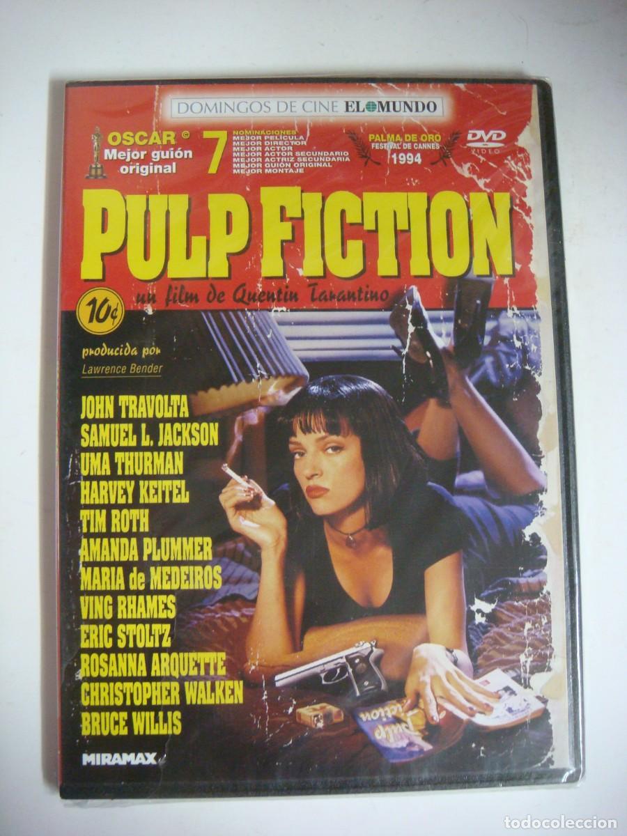 Cine: D.V.D. DE PULP FICTION CON JOHN TRAVOLTA-(&)