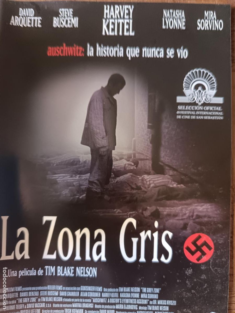 Cine: LA ZONA GRIS con Harvey Keitel, Steve Buscemi, Mira Sorvino, Arquette... DVD Cine Drama Hist&oacute;rico.