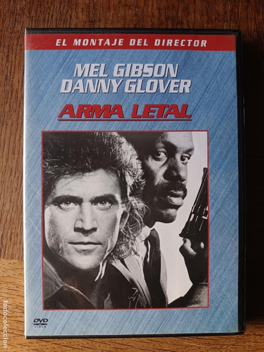 Cine: ARMA LETAL de RICHARD DONNER con Mel Gibson, Danny Glover... DVD Acci&oacute;n.