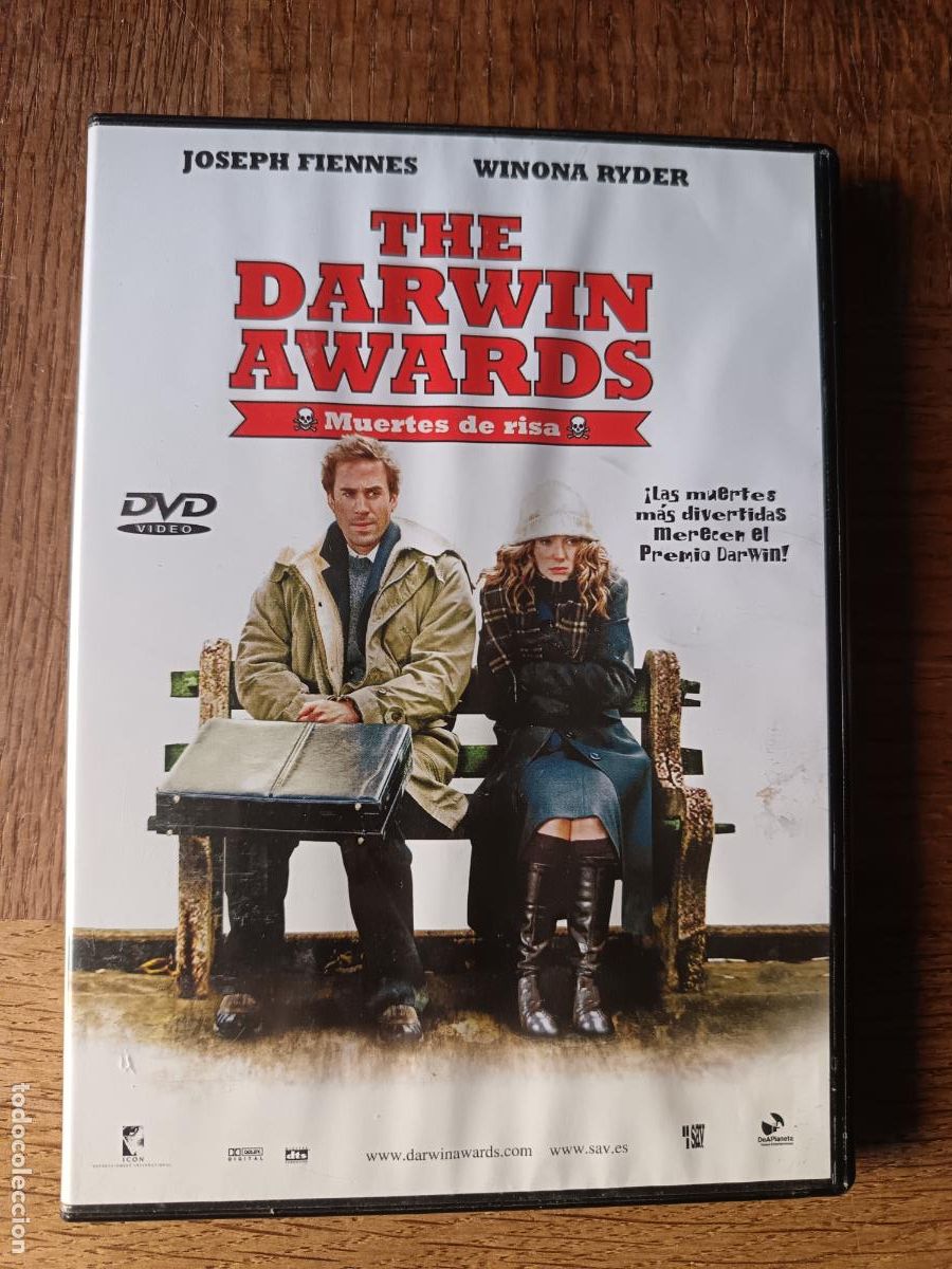 Cine: THE DARWIN AWARDS con Winona Ryder, Joseph Fiennes, Chris Penn, David Arquette... DVD Comedia.