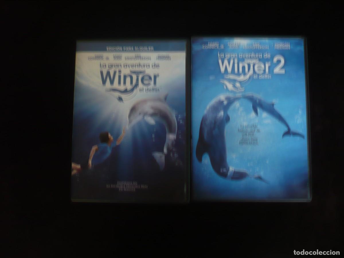 Cine: la gran aventura de winter el delfin 1 + 2 - dvd casi como nuevos