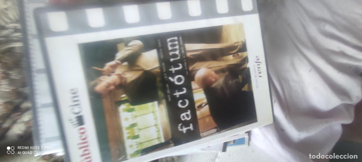 Cinema: Factotum. Publico. Pel&iacute;cula/ DVD.