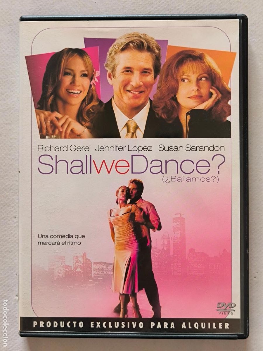 Cine: DVD SHALL WE DANCE? - EDICION DE ALQUILER - RICHARD GERE (9D)