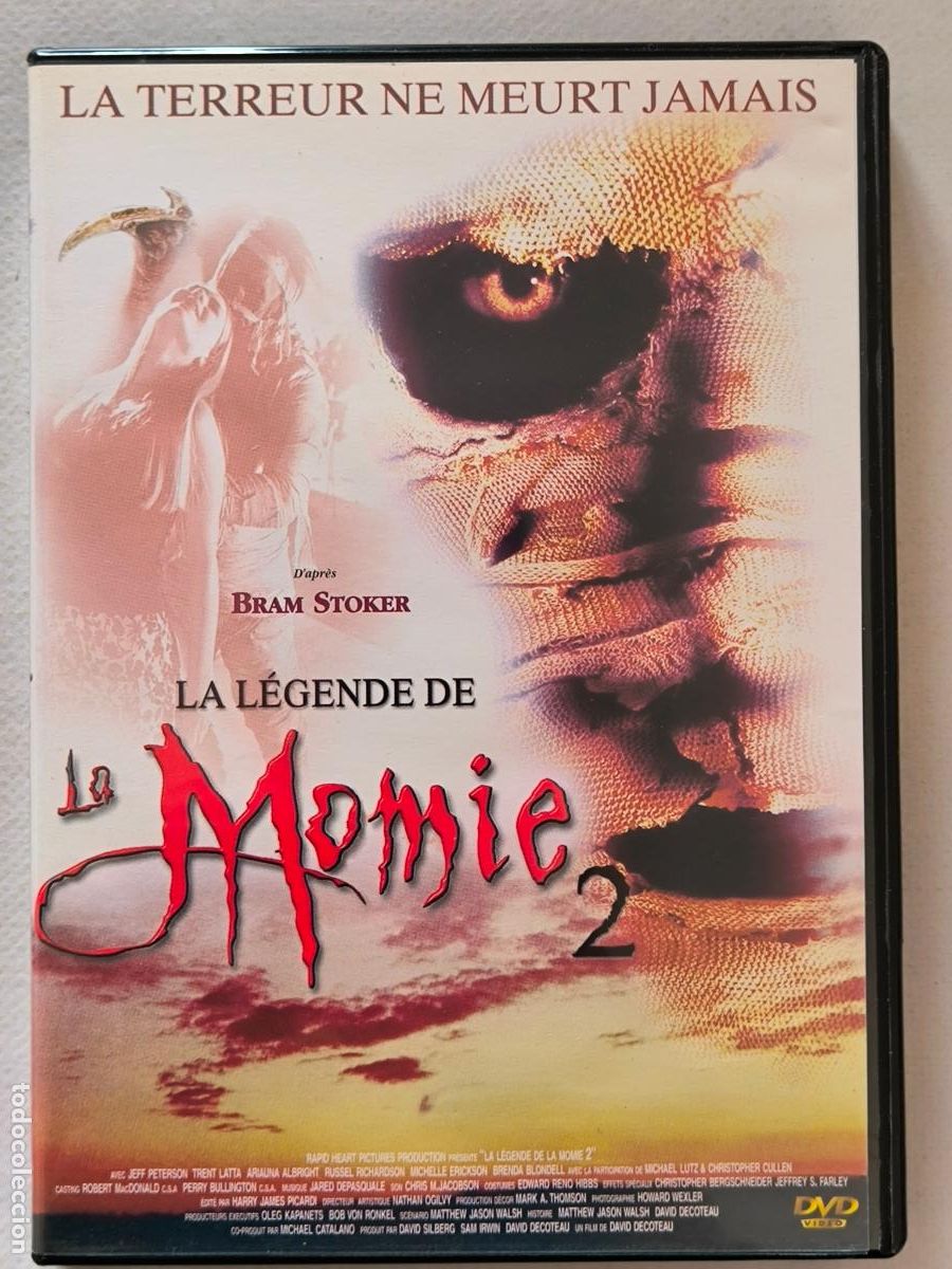 Cine: DVD LA LEGENDE DE LA MOMIE 2 (EL GRITO DE LA MOMIA) - DAVID DECOTEAU - ED. FRANCESA SIN ESPA&Ntilde;OL (DL)