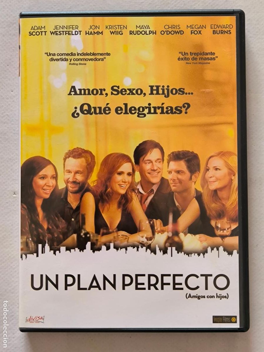 Cine: DVD UN PLAN PERFECTO (AMIGOS CON HIJOS) (DL)