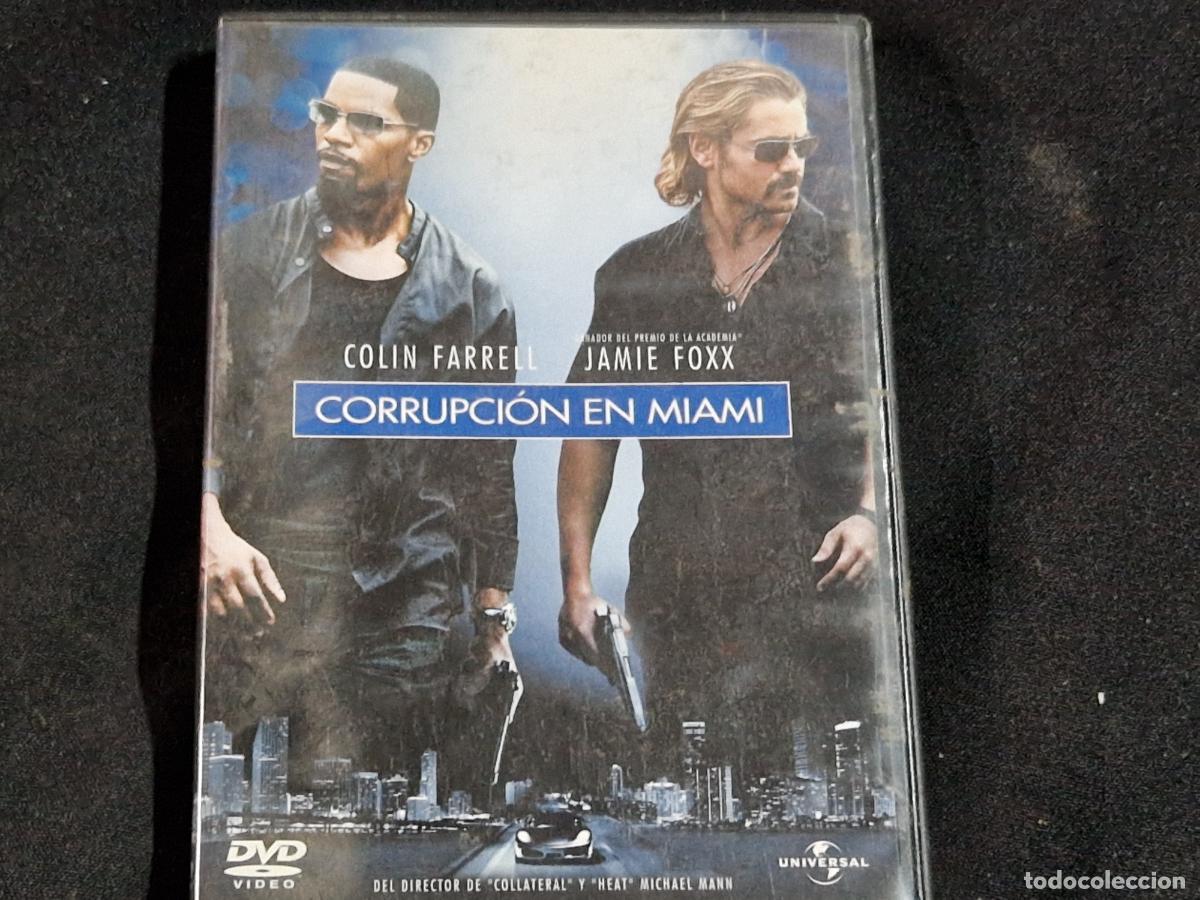 Cine: DVD. COLIN FARREL. JAIME FOXX. CORRUPCION EN MIAMI.