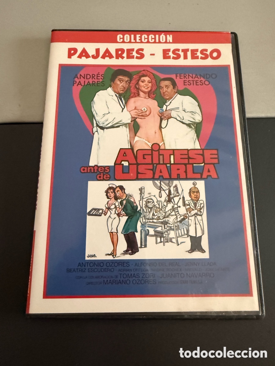 Cine: DVD. AG&Iacute;TESE ANTES DE USARLA. PAJARES-ESTESO. Caja Fina