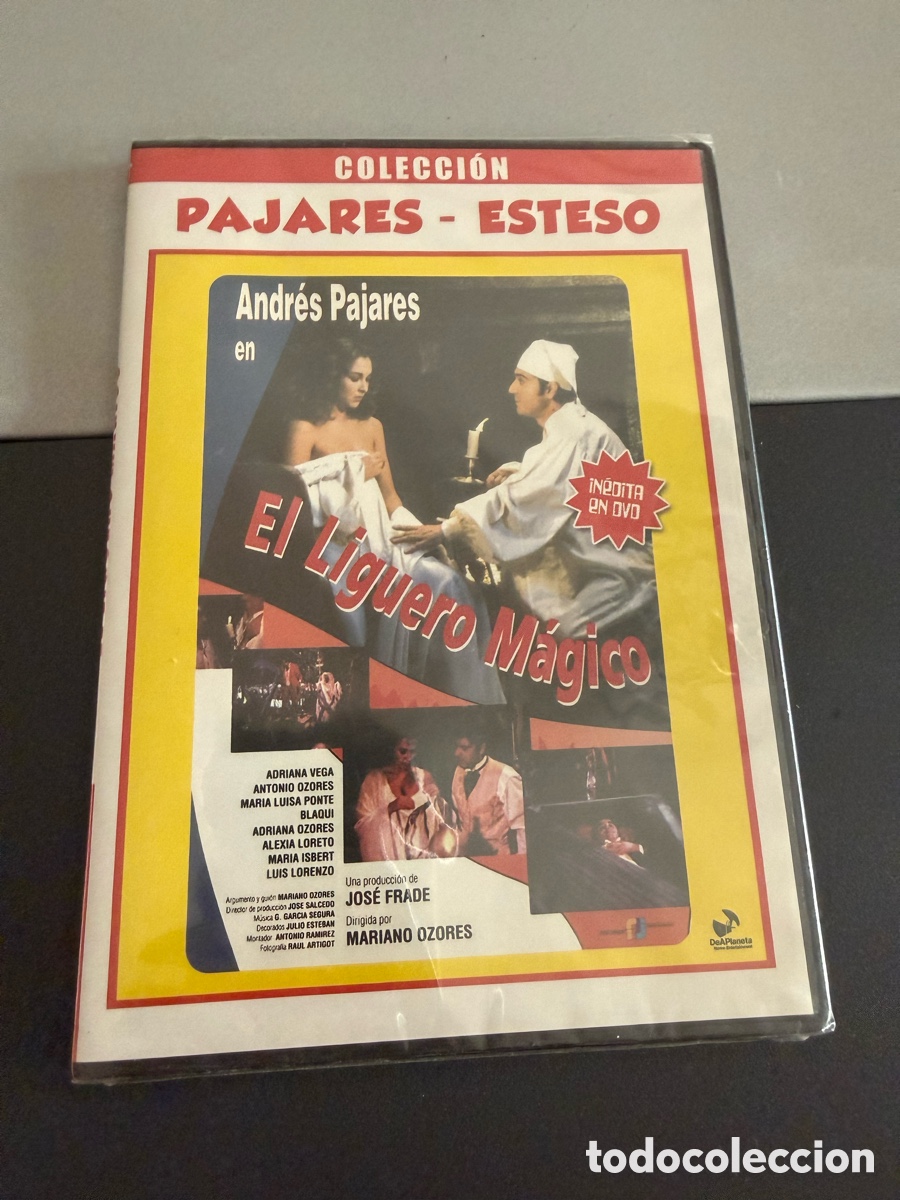 Cine: DVD. PRECINTADO. EL LIGUERO M&Aacute;GICO. PAJARES-ESTESO. Caja Fina
