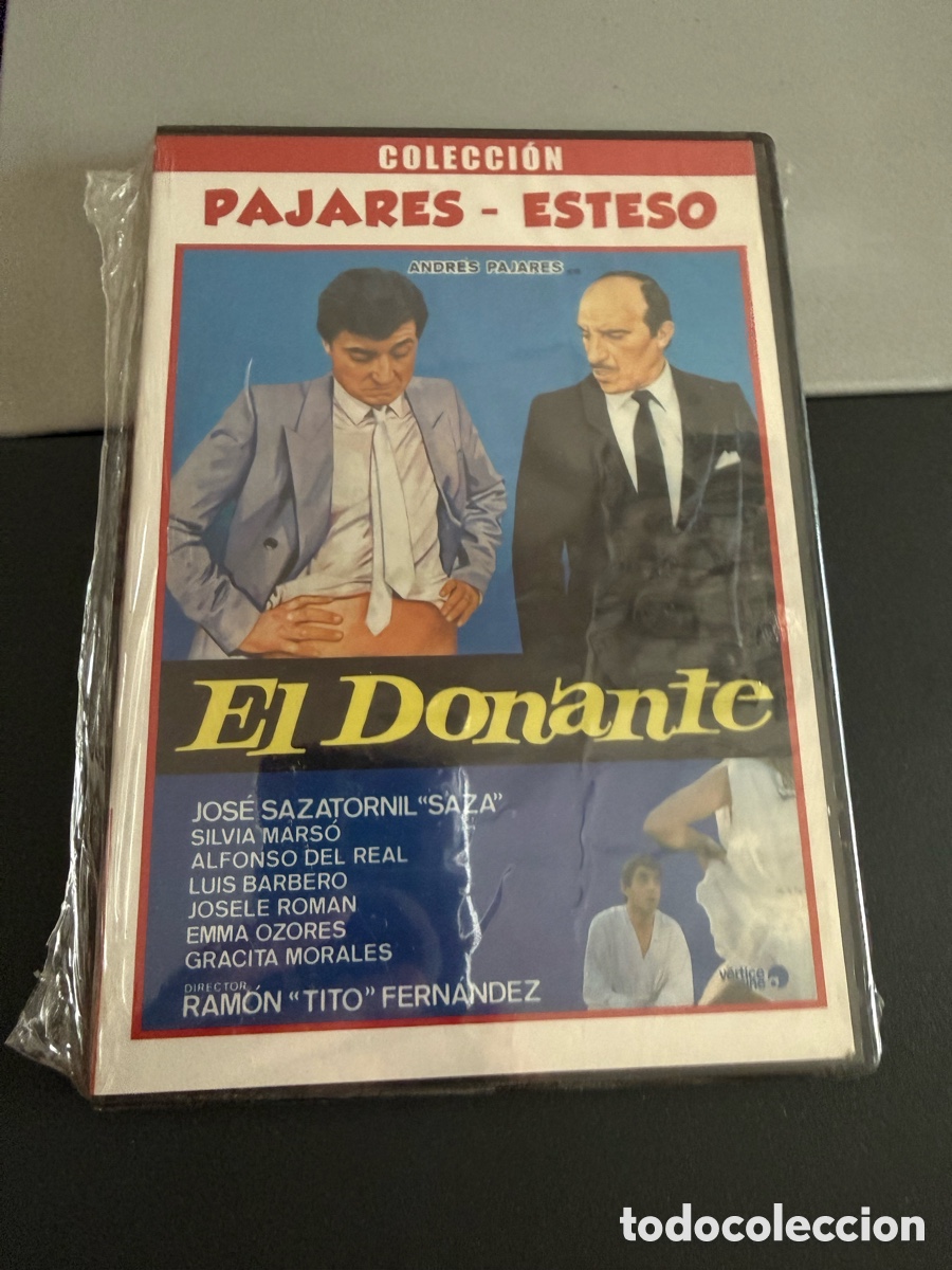 Cine: DVD. PRECINTADO. EL DONANTE. PAJARES-ESTESO. Caja Fina