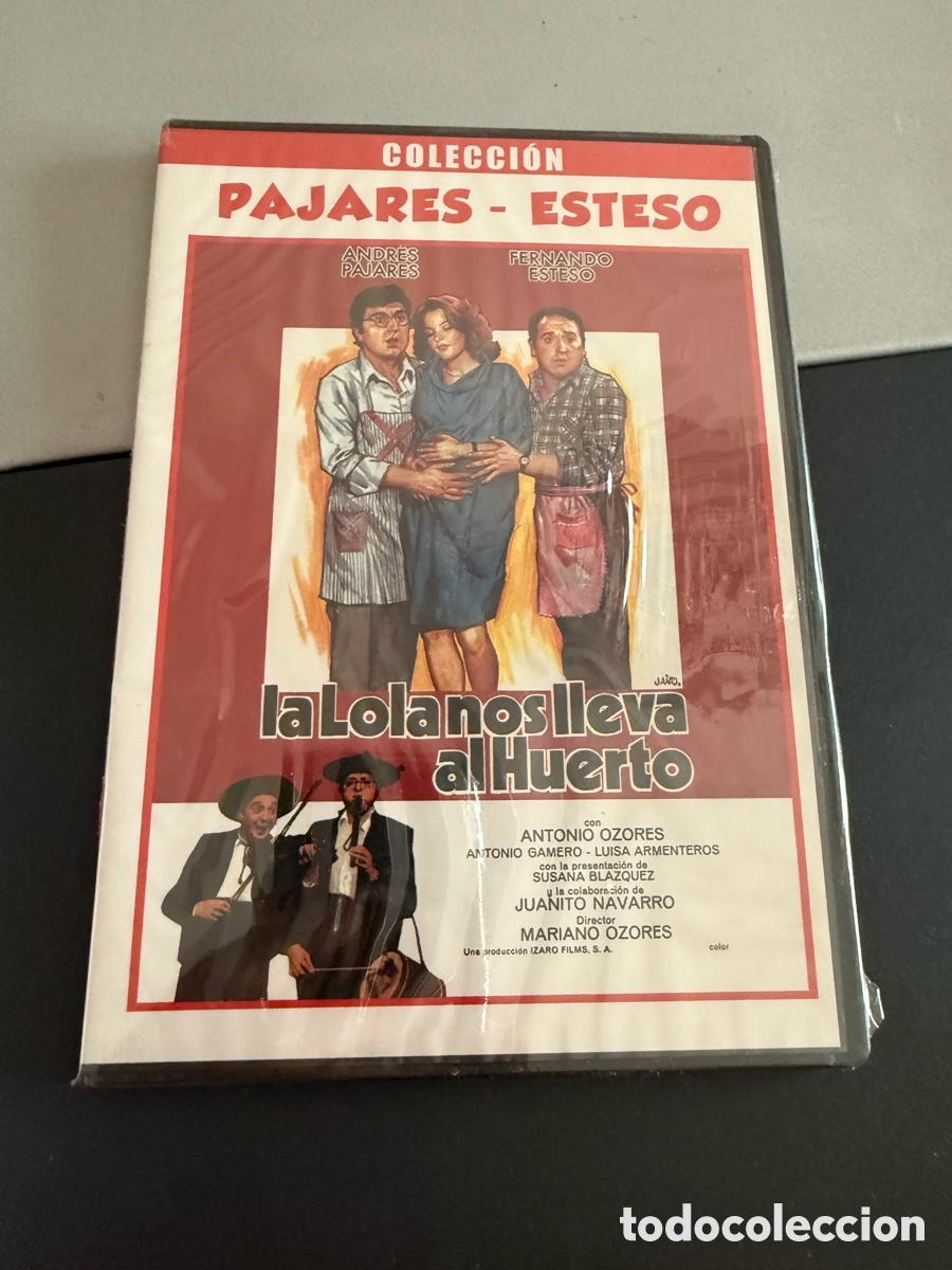 Cine: DVD. PRECINTADO. LA LOLA NOS LLEVA AL HUERTO. PAJARES-ESTESO. Caja Fina