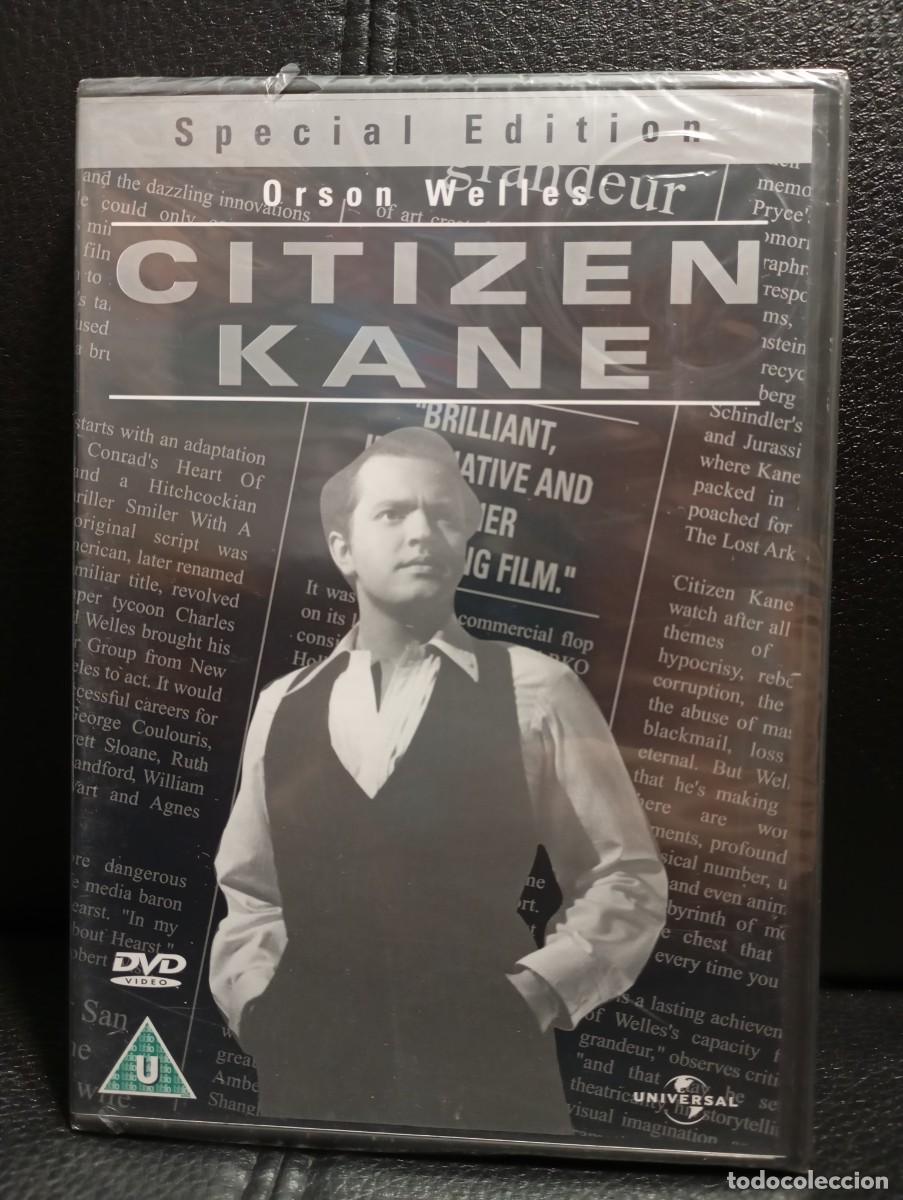 Cine: CIUDADANO KANE - DVD - SOLO EN INGLES - ZONA 2 PAL - PRECINTADO - ORSON WELLES
