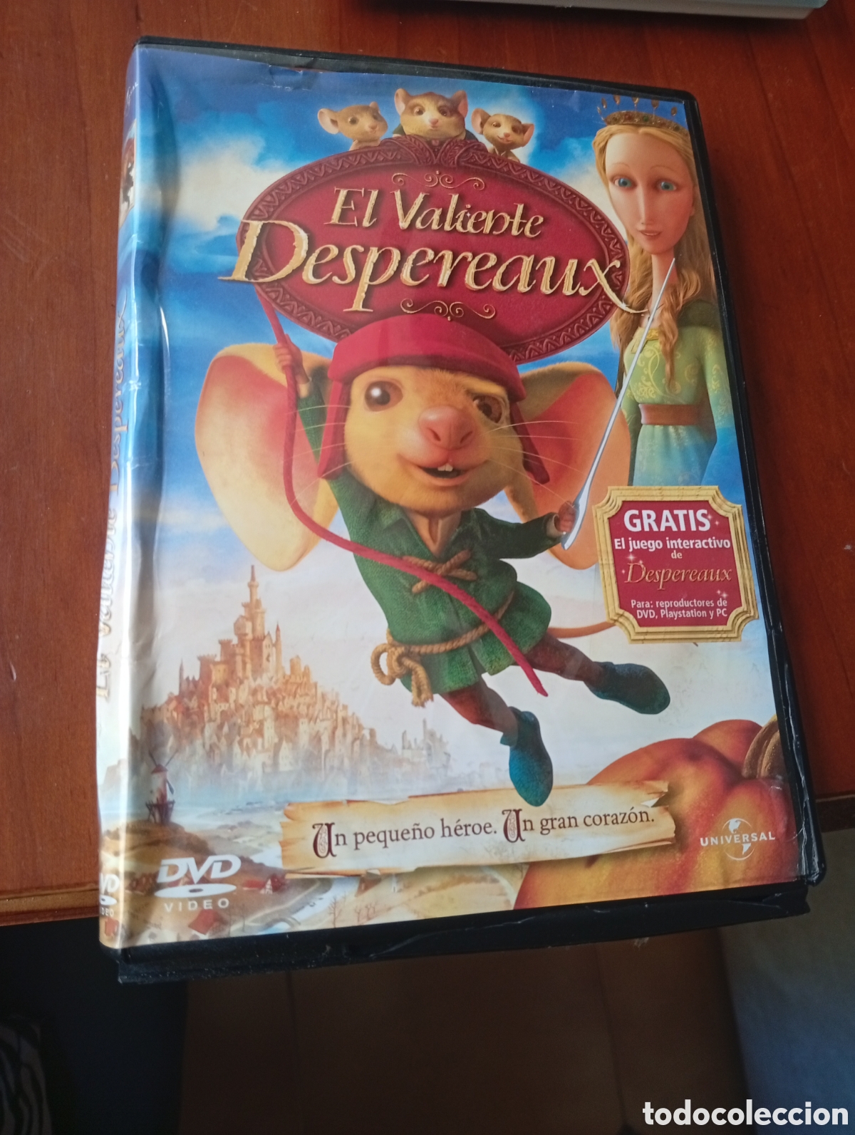Cine: DVD EL VALIENTE DESPERAUX UNIVERSAL
