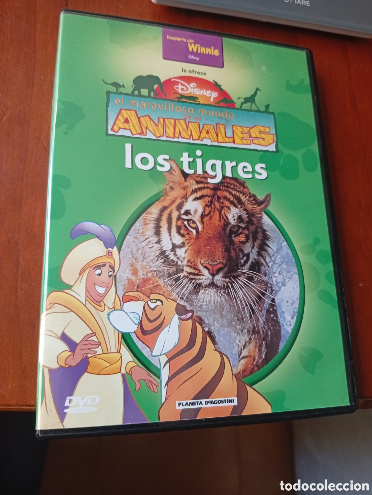 Cinema: DVD DESPIERTA CON WINNIE DISNEY EL MARAVILLOSO MUNDO DE LOS ANIMALES LOS TIGRES PLANETA DEAGOSTINI