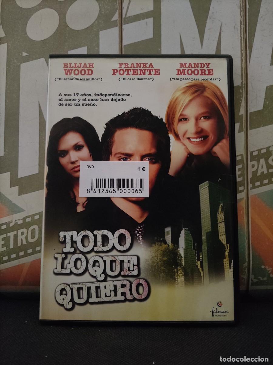 Cin&eacute;ma: DVD 2180 Todo lo que quiero / Disco con se&ntilde;ales de uso