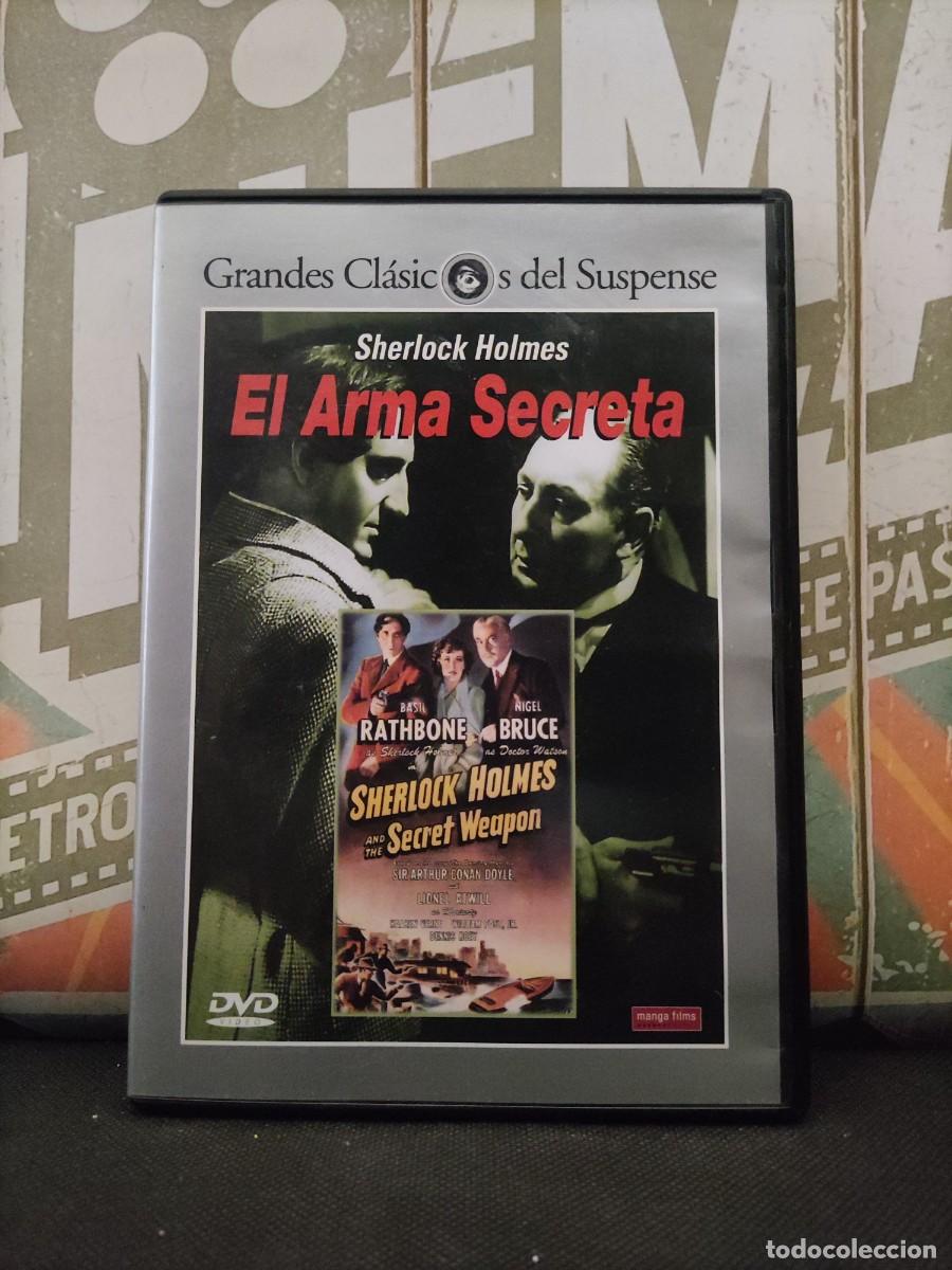 Kino: DVD 2181 El arma secreta &rdquo;Sherlock Holmes&rdquo; / Disco con se&ntilde;ales de uso