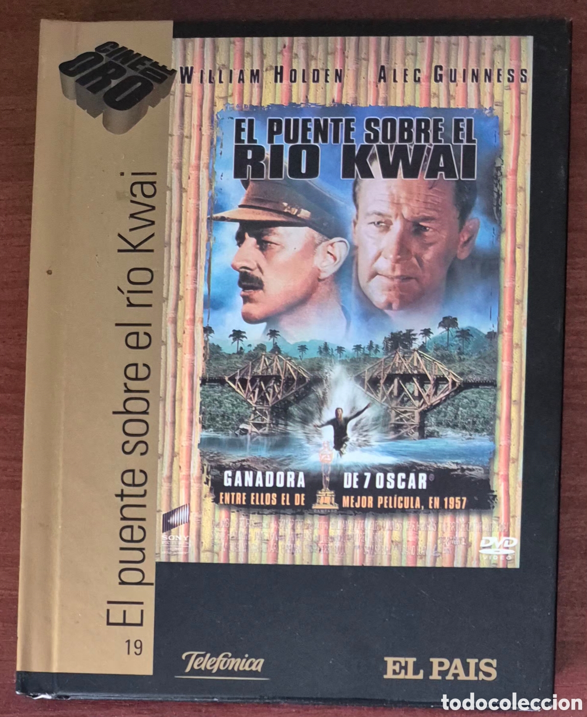 Cine: DVD + LIBRO - CINE DE ORO - EL PUENTE SOBRE EL R&Iacute;O KWAI