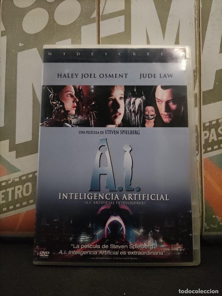 Cine: DVD 2188 Inteligencia artificial A.I. / Disco con se&ntilde;ales de uso