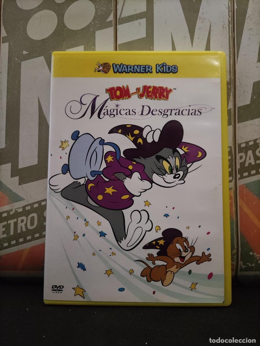 Cine: DVD 2206 Tom y Jerry - M&aacute;gicas desgracias / Disco con se&ntilde;ales de uso