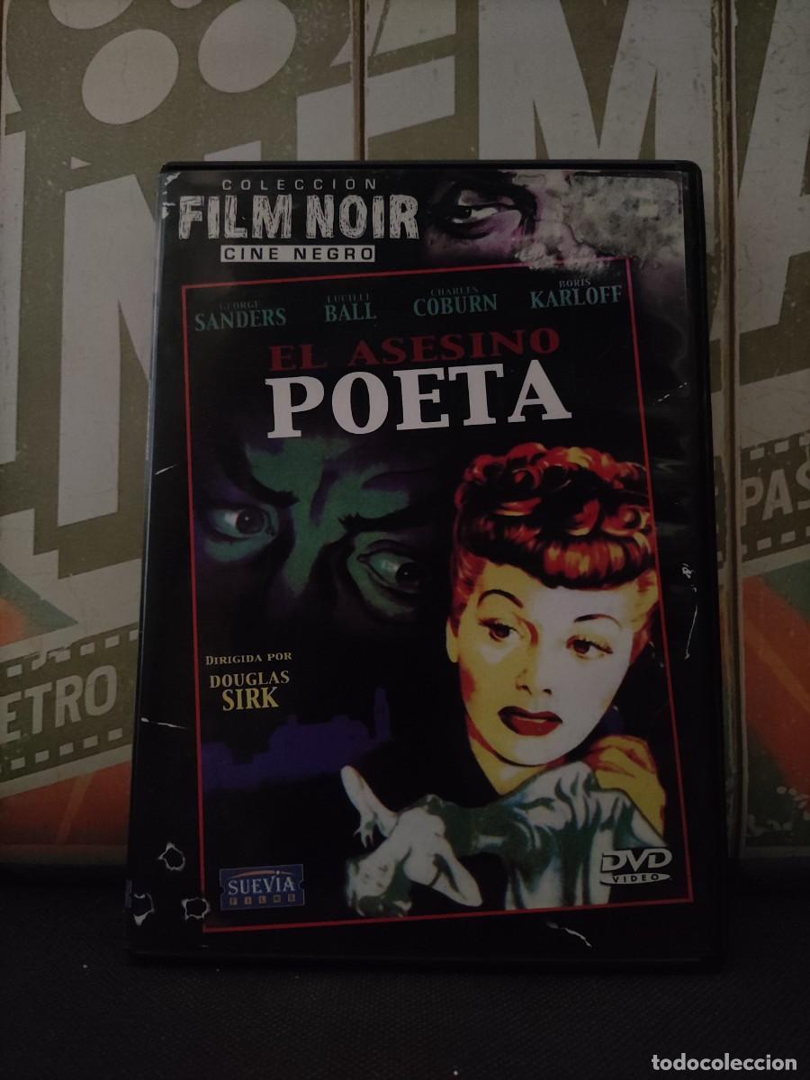 Cine: DVD 2210 El asesino poeta &rdquo;Colecci&oacute;n film noir&rdquo; / Disco con se&ntilde;ales de uso