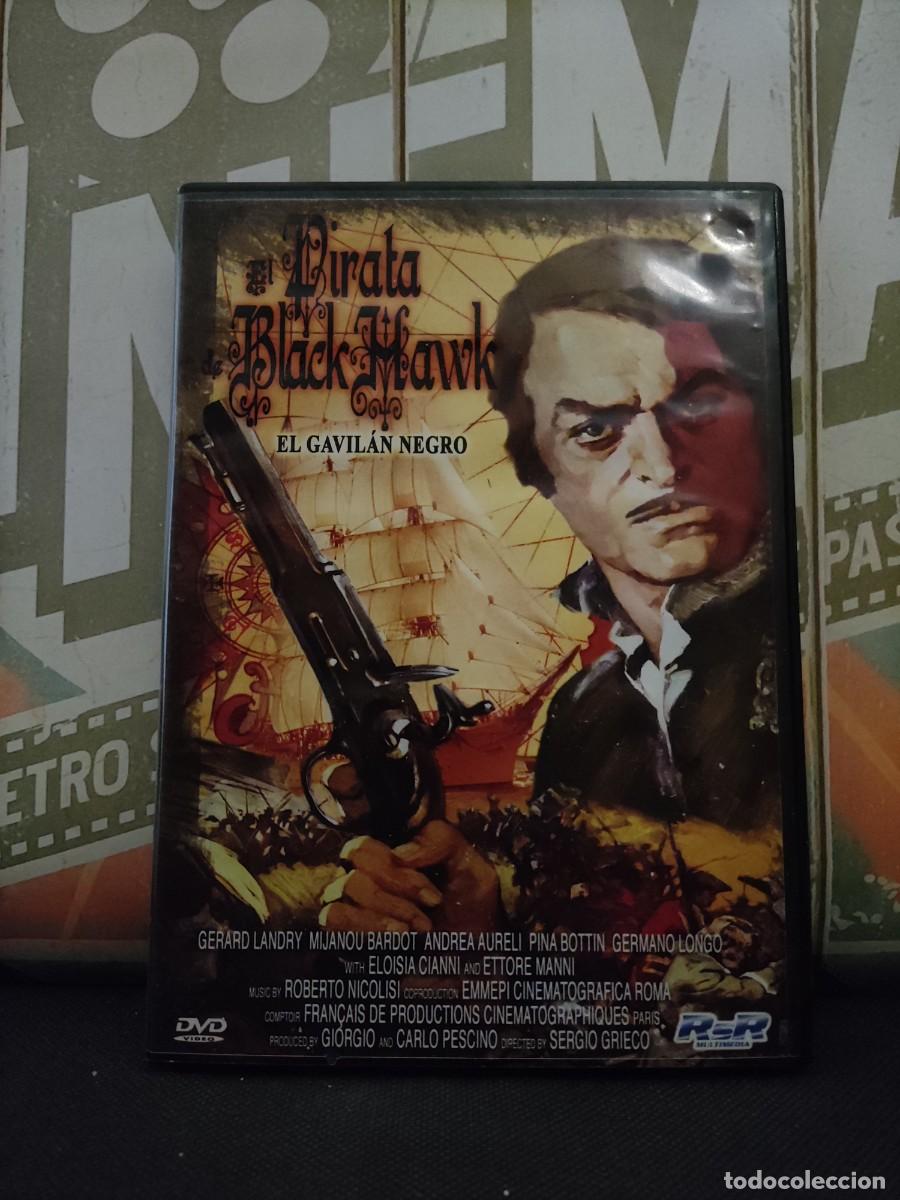 Cine: DVD 2211 El pirata Black Hawk (El gavil&aacute;n negro) / Disco con se&ntilde;ales de uso