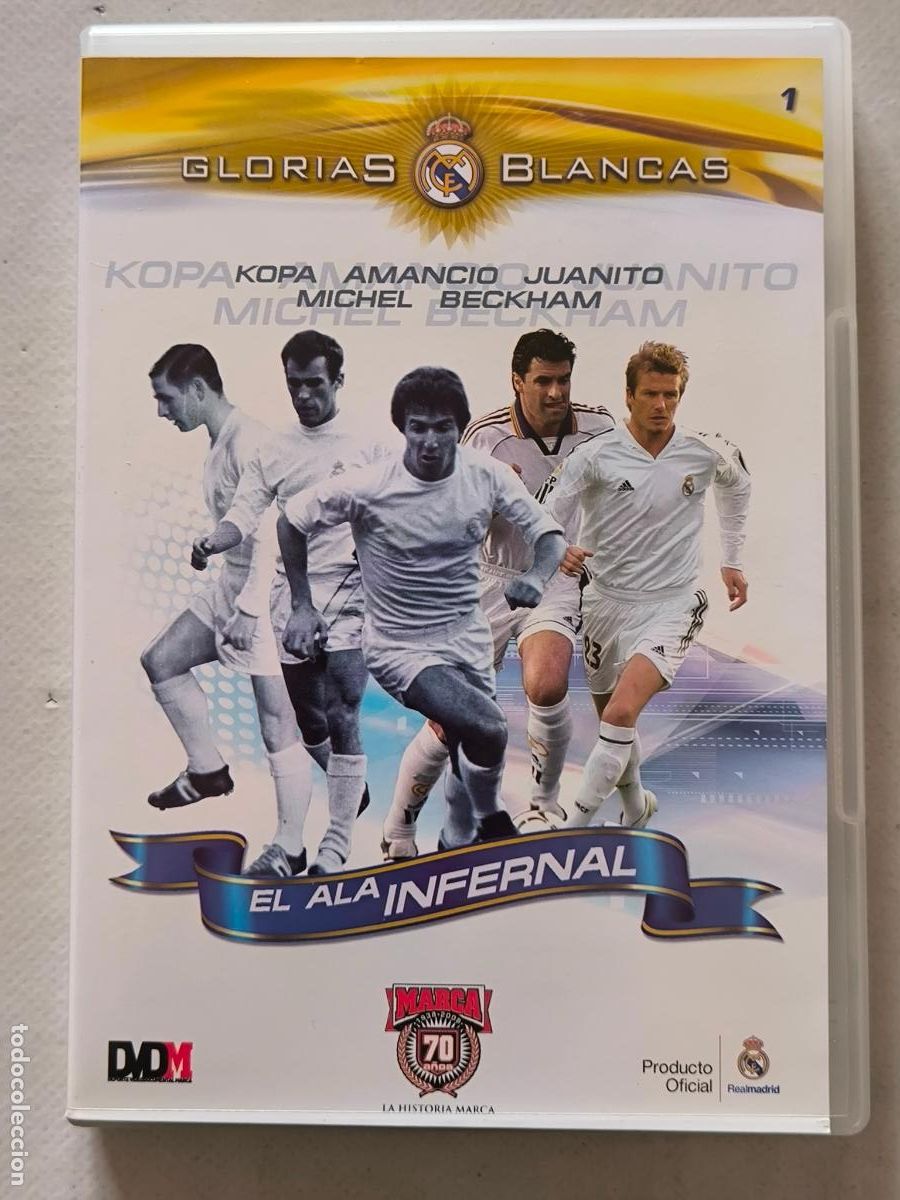 Cine: DVD EL ALA BLANCA - GLORIAS BLANCAS N&ordm; 1 - REAL MADRID (DM)