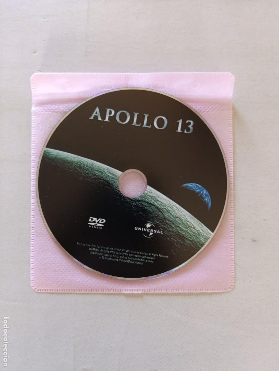 Cine: DVD APOLO 13 - SOLO DISCO, SIN CAJA NI CARATULA (DJ)
