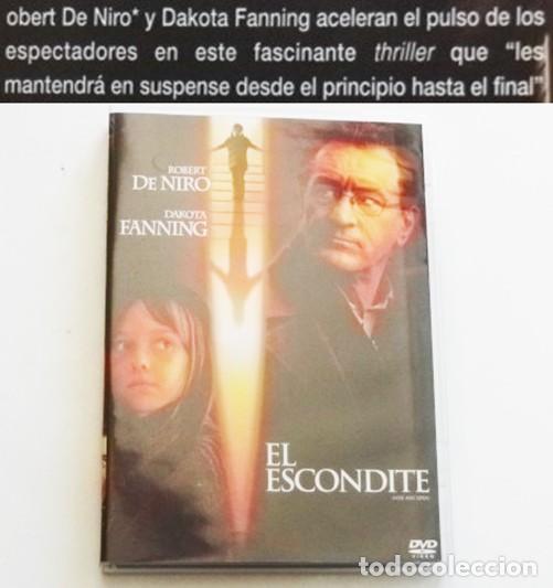 Cine: EL ESCONDITE DVD PEL&Iacute;CULA SUSPENSE ROBERT DE NIRO DAKOTA FANNING NI&Ntilde;A TRAUMA MUERTE DE MADRE POLSON