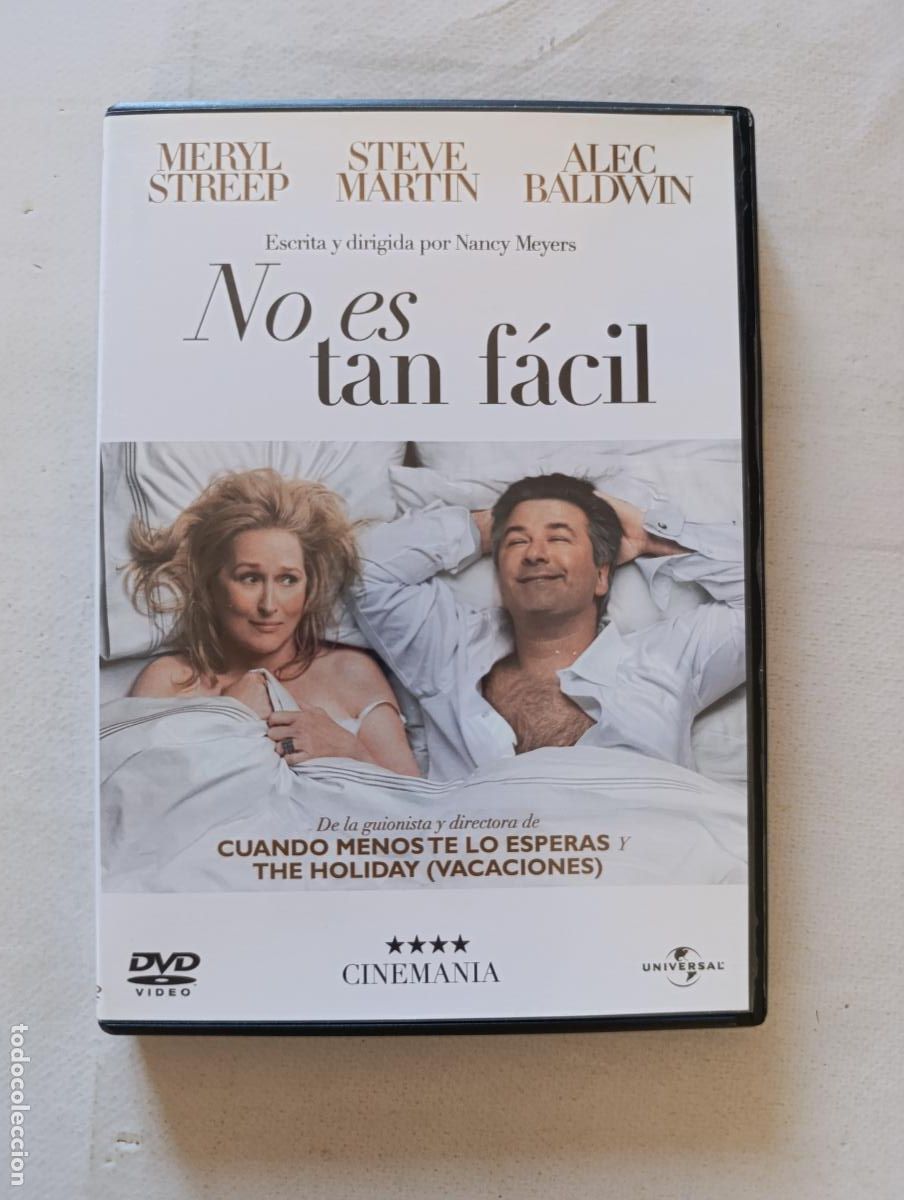 Cine: DVD NO ES TAN FACIL - MERYL STREEP, STEVE MARTIN, ALEC BALDWIN (DJ)