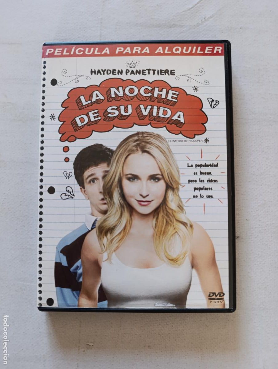 Cine: DVD LA NOCHE DE SU VIDA - EDICION DE ALQUILER - HAYDEN PANETTIERE (DJ)