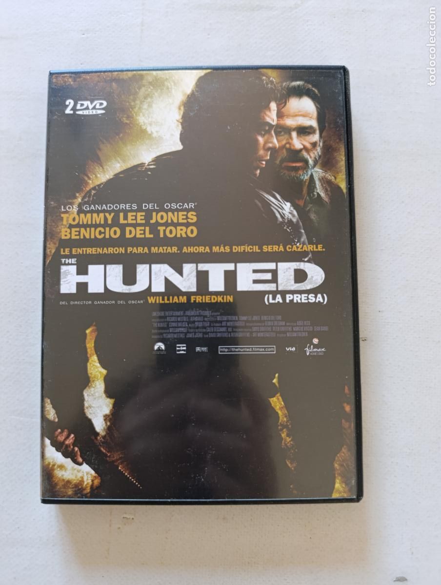 Cine: DVD HUNTED (LA PRESA) - EDICION 2 DISCOS - TOMMY LEE JONES, BENICIO DEL TORO (DK)