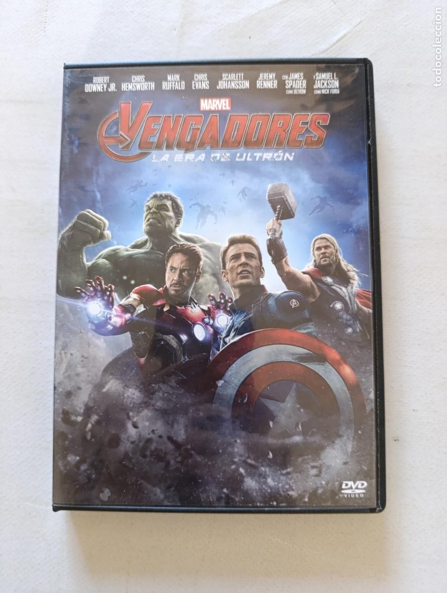 Cine: DVD VENGADORES - LA ERA DE ULTRON - MARVEL - ROBERT DOWNEY JR. (DKw)