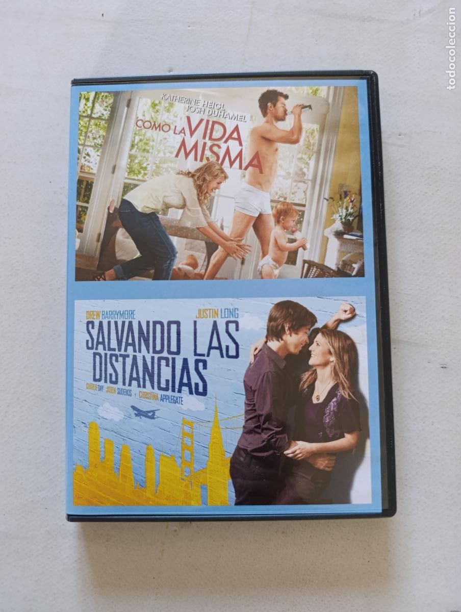 Cine: DVD COMO LA VIDA MISMA / SALVANDO LAS DISTANCIAS - 2 PELICULAS, 2 DISCOS (DK)