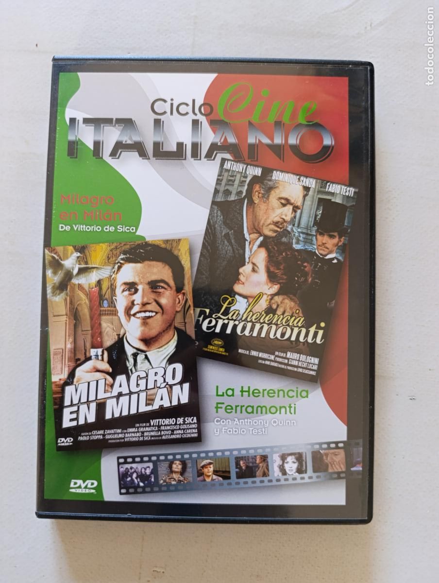 Cine: DVD MILAGRO EN MILAN / LA HERENCIA FERRAMONTI - CICLO CINE ITALIANO (DN)