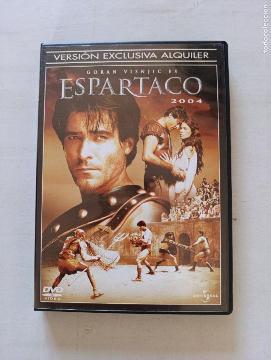 Cine: DVD ESPARTACO 2004 - EDICION DE ALQUILER - LEER DESCRIPCION (DN)