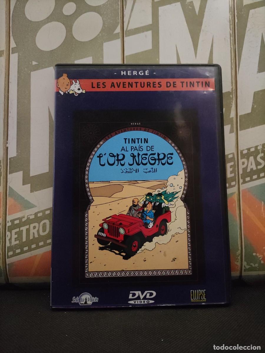 Cine: DVD 2245 Les aventures de Tintin - Al pais de L'or negre / Disco con muy pocas se&ntilde;ales de uso