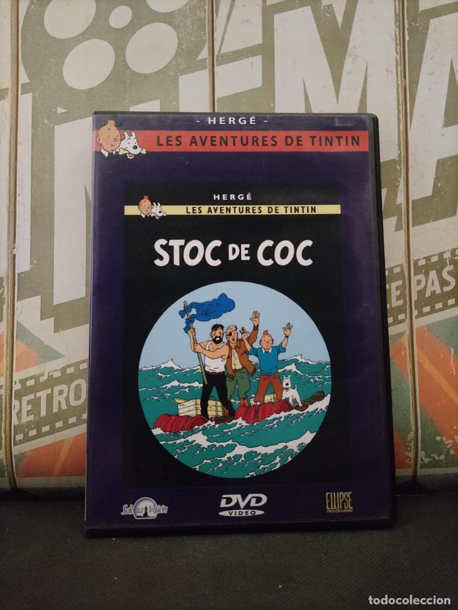 Cine: DVD 2246 Les aventures de Tintin - Stoc de coc / Disco con muy pocas se&ntilde;ales de uso