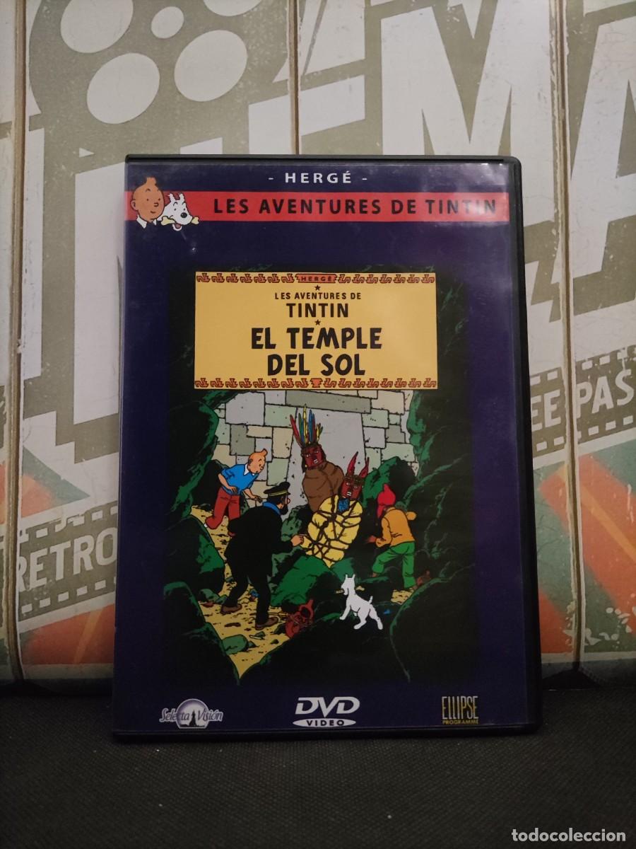 Cine: DVD 2247 Les aventures de Tintin - El temple del sol / Disco con muy pocas se&ntilde;ales de uso