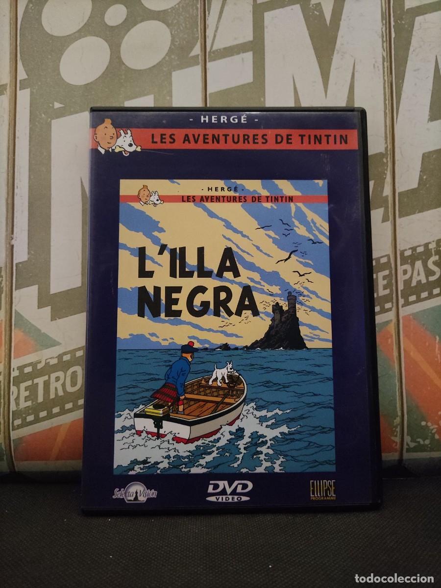 Cine: DVD 2248 Les aventures de Tintin - L'illa negra / Disco con muy pocas se&ntilde;ales de uso